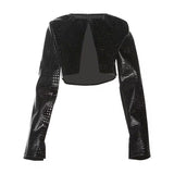 Elite Snakeskin Bomber Jacket