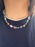 Candy Cross Gemstone Tennis Bracelet