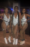 Sexy Money Piece Swimsuit w/leg straps