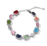 Candy Cross Gemstone Tennis Bracelet