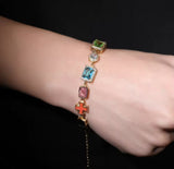 Candy Cross Gemstone Tennis Bracelet